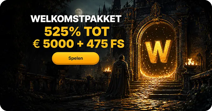 WinHero welkomstpakket 525% tot €5.000 + 475 FS